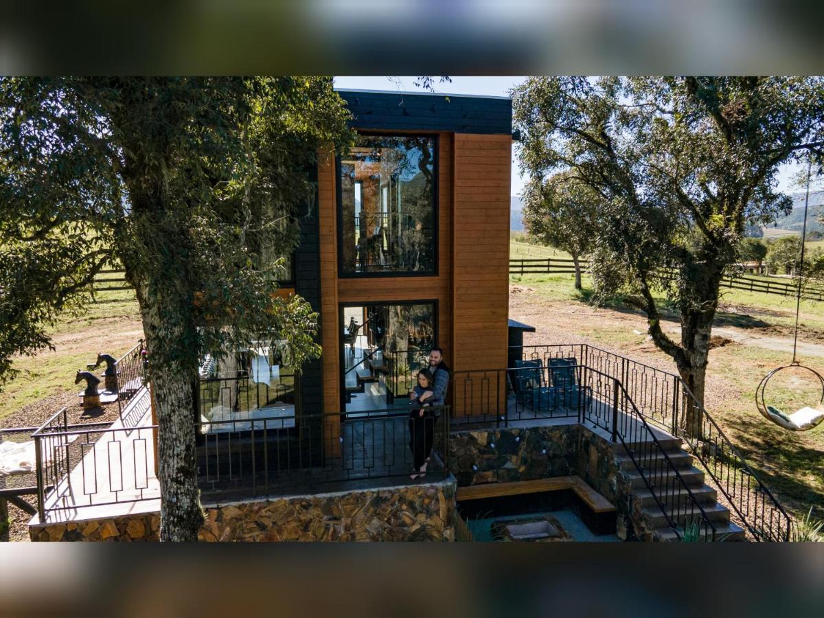 Cabana Horses La Contemporanea Proximo A Cidade E Vista Ponto Turistico Pedra Morro Do Campestre Urubici Εξωτερικό φωτογραφία