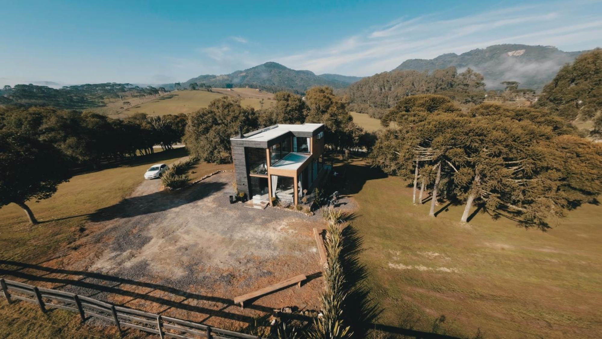 Cabana Horses La Contemporanea Proximo A Cidade E Vista Ponto Turistico Pedra Morro Do Campestre Urubici Εξωτερικό φωτογραφία