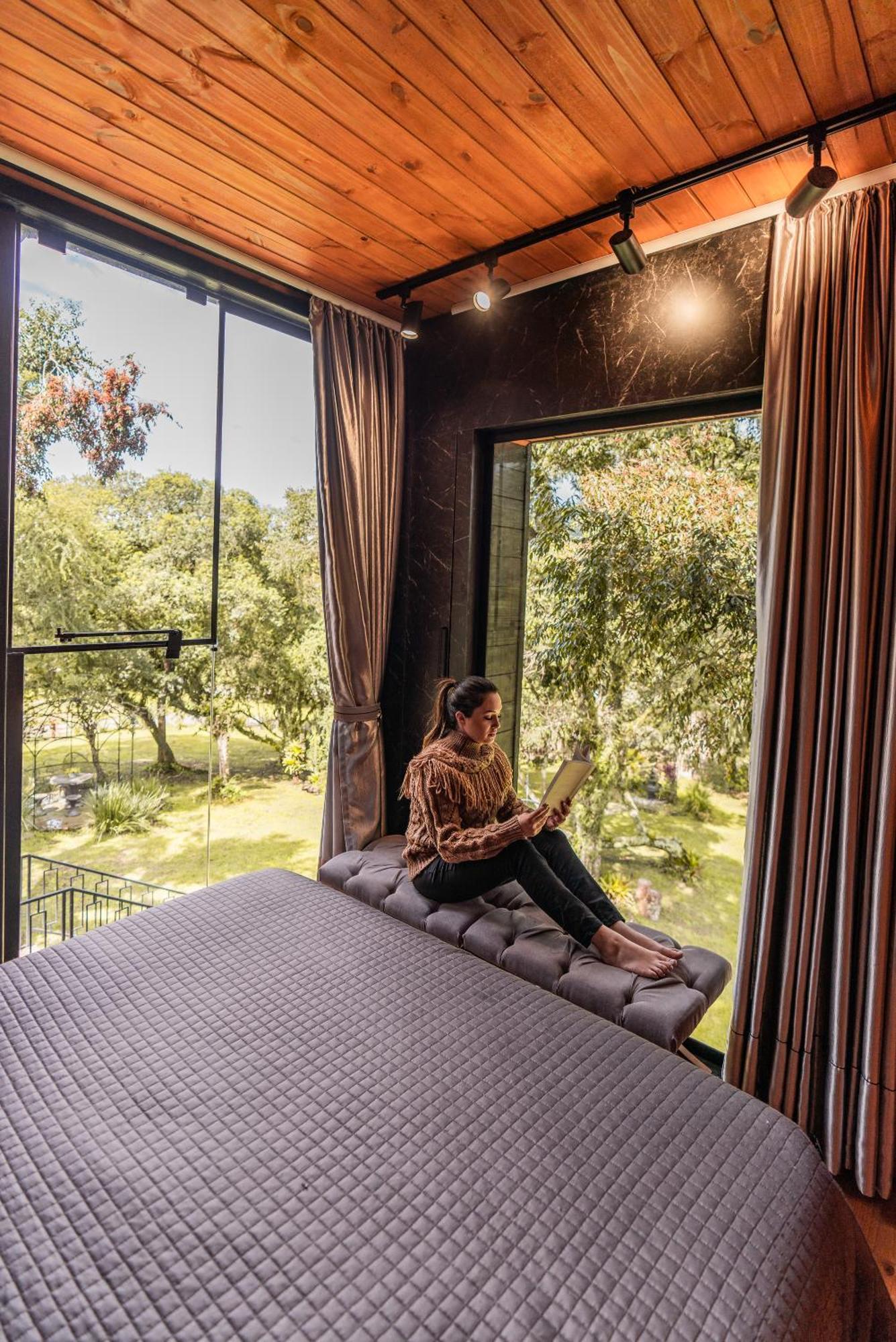 Cabana Horses La Contemporanea Proximo A Cidade E Vista Ponto Turistico Pedra Morro Do Campestre Urubici Εξωτερικό φωτογραφία